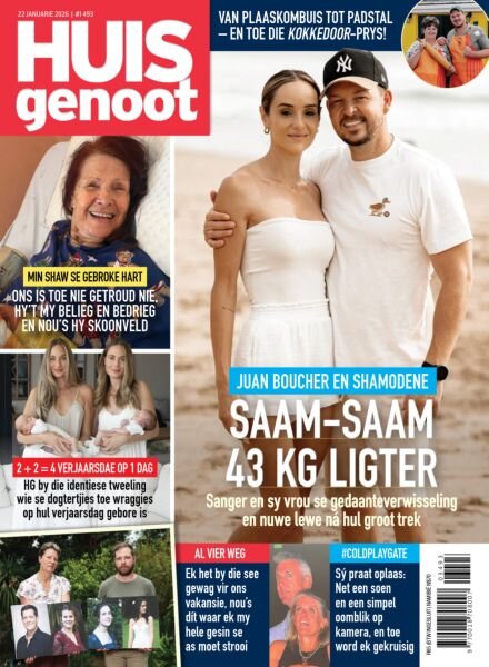 Huisgenoot – 22 January 2026 Cover