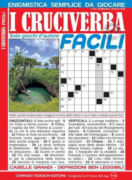 I Cruciverba Facili – Febbraio-Marzo 2026 Cover