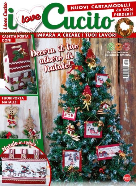 I Love Cucito – Dicembre 2025 Cover