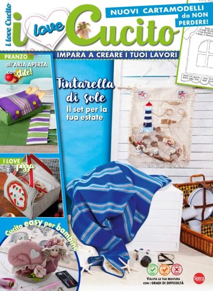 I Love Cucito – Luglio 2025 Cover