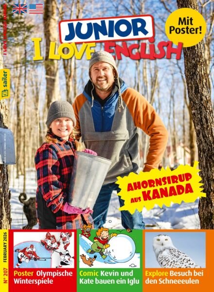 I Love English Junior – Februar 2026 Cover