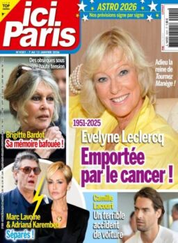 Ici Paris – 8 Janvier 2026