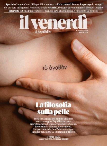 Il Venerdi di Repubblica – 16 Gennaio 2026 Cover