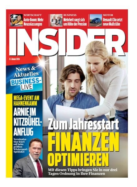 Insider Austria – 21 Januar 2026 Cover