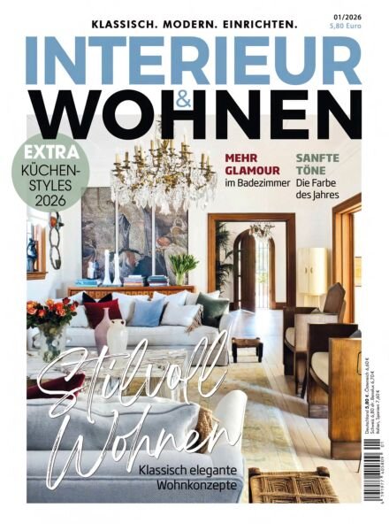 Interieur & Wohnen – Januar 2026 Cover