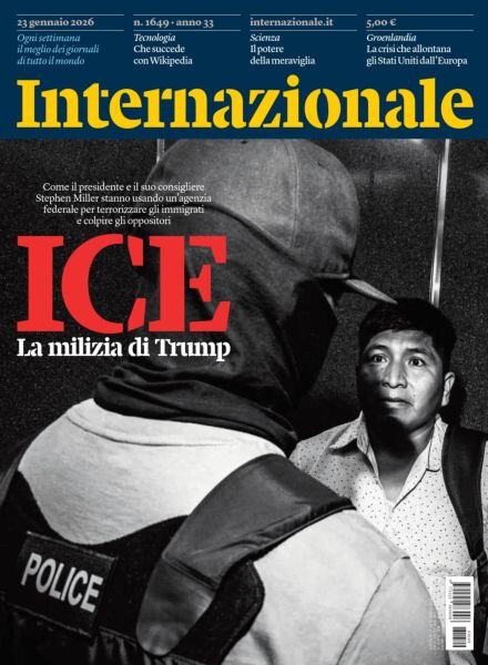 Internazionale – 23 Gennaio 2026 Cover