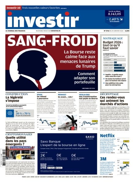 Investir – 24 Janvier 2026 Cover