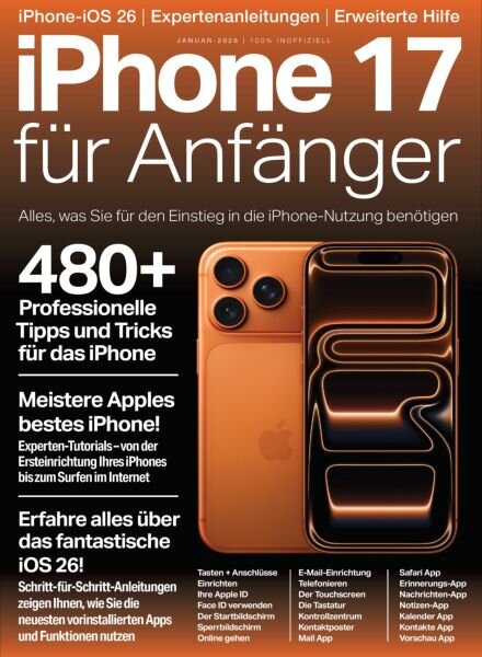 iPhone fur Einsteiger – Januar 2026 Cover