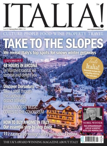 Italia! Magazine – February-March 2026 Cover