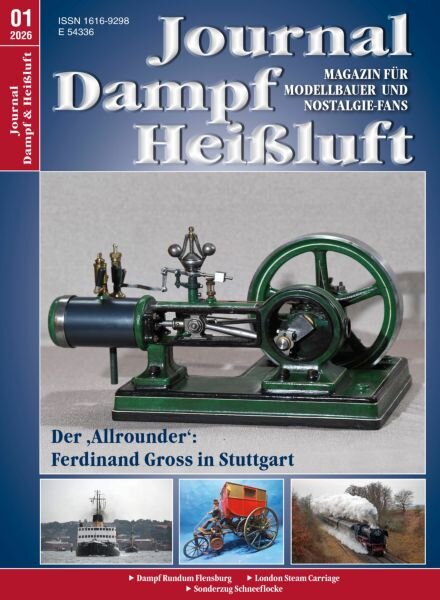 Journal Dampf & Heissluft – Januar 2026 Cover