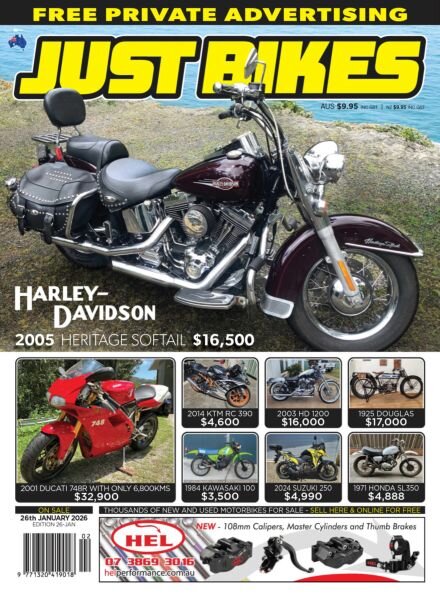 Just Bikes – January 2026 Cover
