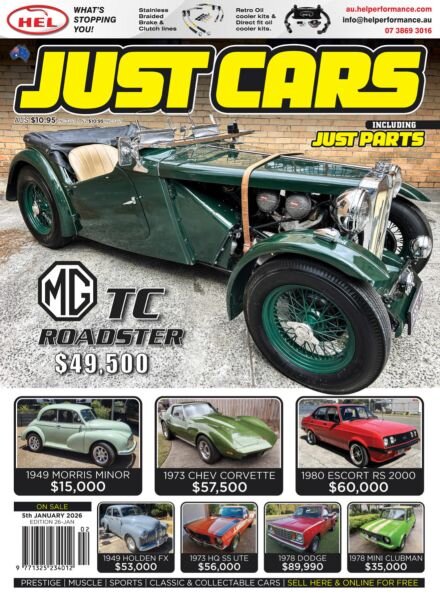 Just Cars – January 2026 Cover