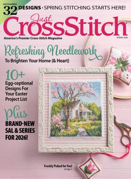 Just CrossStitch – Spring 2026 Cover