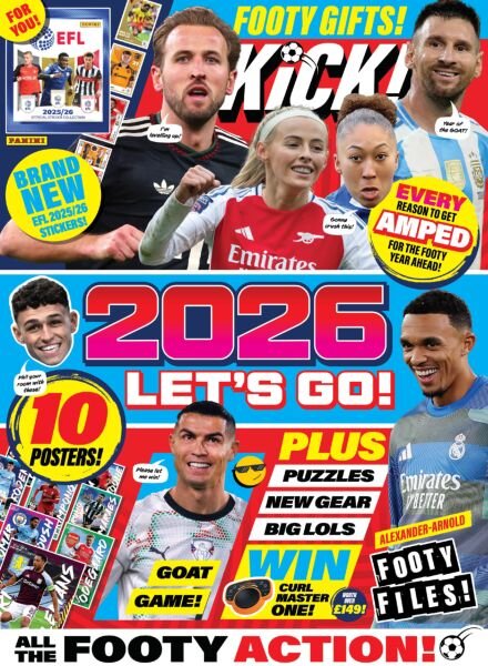 Kick! – Issue 251 2025 Cover