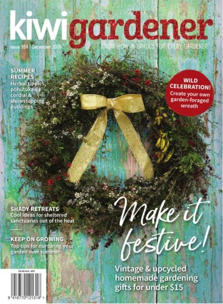 Kiwi Gardener – December 2025 Cover