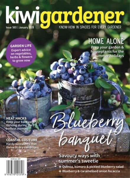 Kiwi Gardener – January 2026 Cover