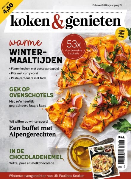 Koken & Genieten – Februari 2026 Cover