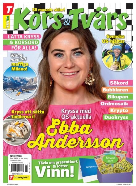 Kors & Tvars – Januari 2026 Cover