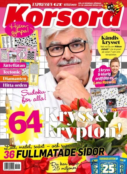 Korsord – 12 Januari 2026 Cover