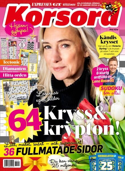 Korsord – 19 Januari 2026 Cover