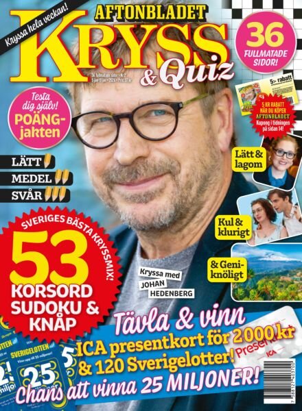 Kryss & Quiz – Januari 2026 Cover