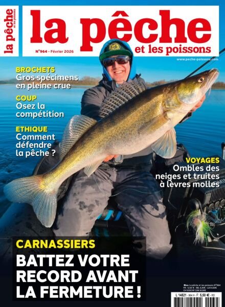 La Peche et les Poissons – Fevrier 2026 Cover