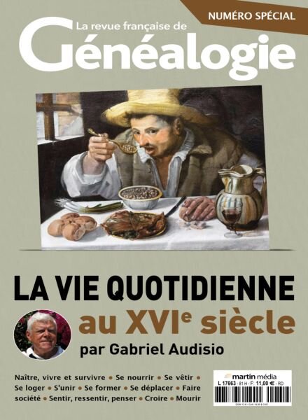 La Revue francaise de Genealogie – Hors-Serie N 81 – Janvier 2026 Cover