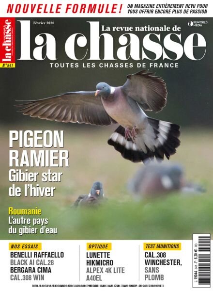 La Revue nationale de La chasse – Fevrier 2026 Cover