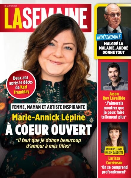 La Semaine – 30 Janvier 2026 Cover