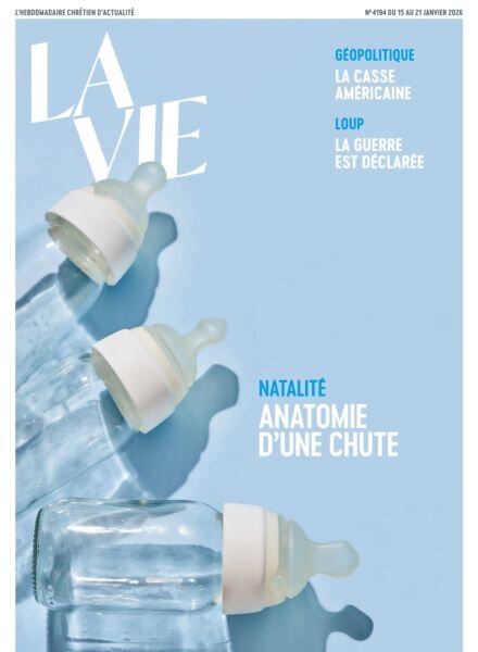 La Vie – 15 Janvier 2026 Cover