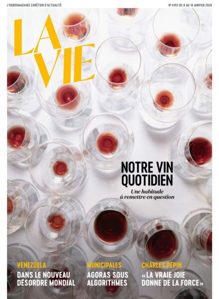 La Vie – 8 Janvier 2026 Cover