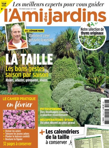 L’Ami des Jardins – Fevrier 2026 Cover