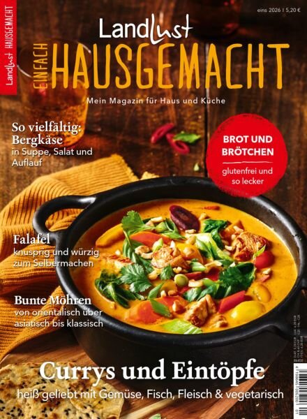 Landlust Einfach Hausgemacht – Nr 1 Eins 2026 Cover