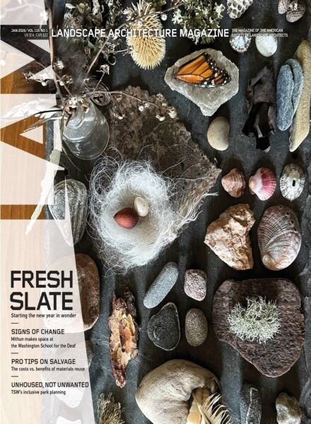 Landscape Architecture Magazine USA – January 2026 Cover