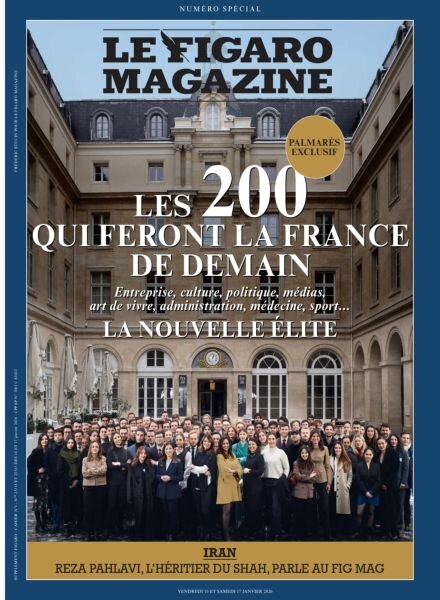 Le Figaro Magazine – 16 Janvier 2026 Cover