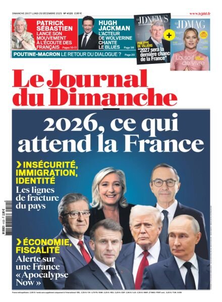 Le Journal du dimanche – 28 Decembre 2025 Cover