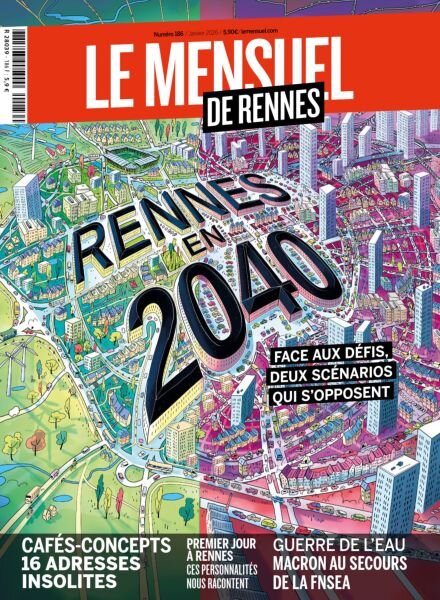 Le Mensuel de Rennes – Janvier 2026 Cover
