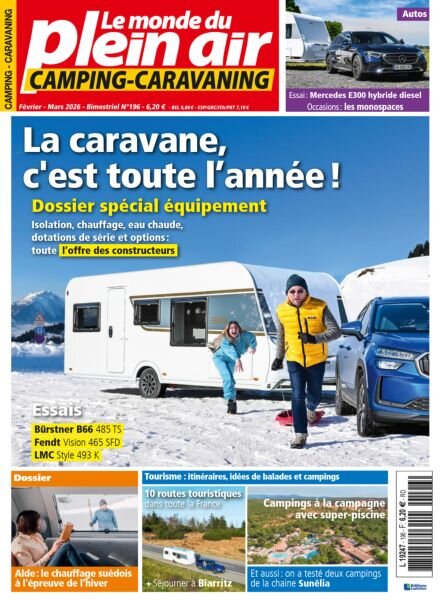 Le Monde du Plein-Air – Fevrier-Mars 2026 Cover