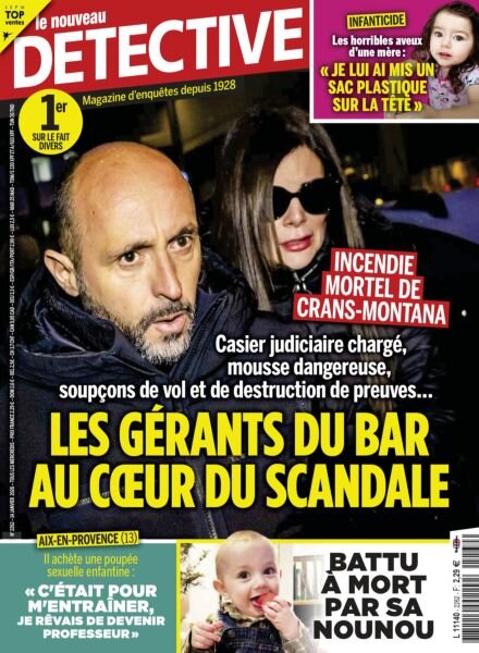 Le Nouveau Detective – 14 Janvier 2026 Cover