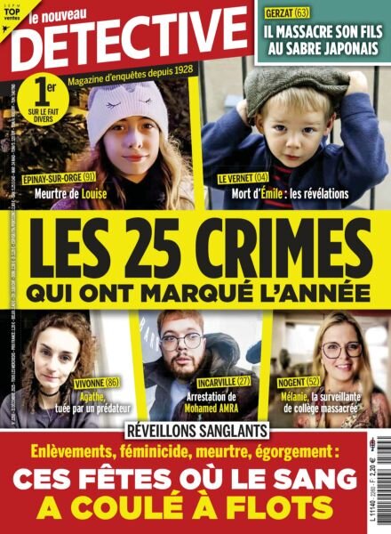 Le Nouveau Detective – 31 Decembre 2025 Cover