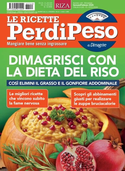 Le Ricette PerdiPeso – Gennaio-Febbraio 2026 Cover