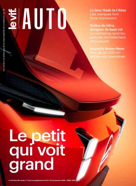 Le Vif Auto – 8 Janvier 2026 Cover