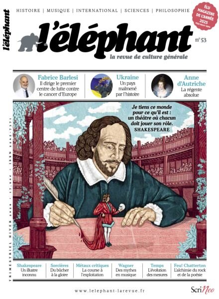 L’elephant – Hiver 2026 Cover