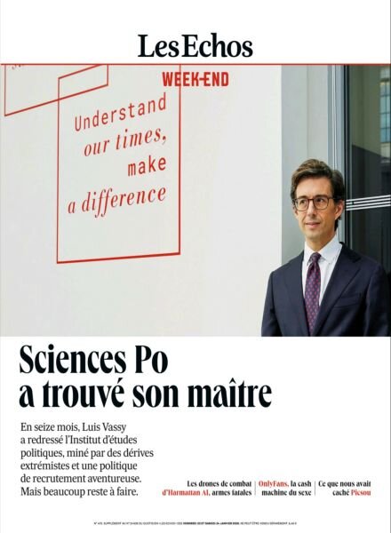 Les Echos Week-end – 23 Janvier 2026 Cover