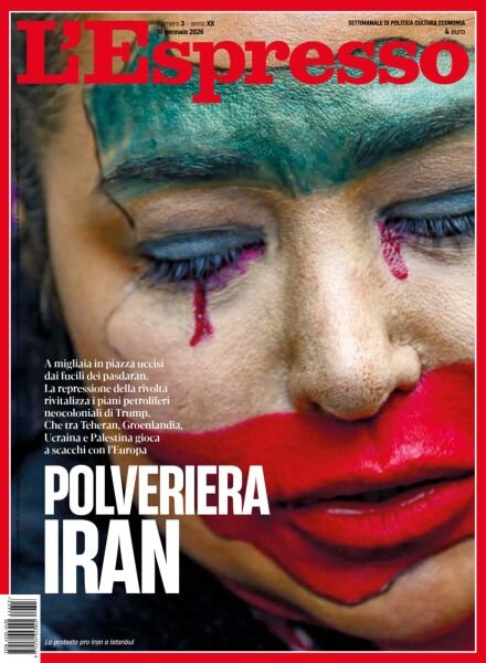L’Espresso – 16 Gennaio 2026 Cover