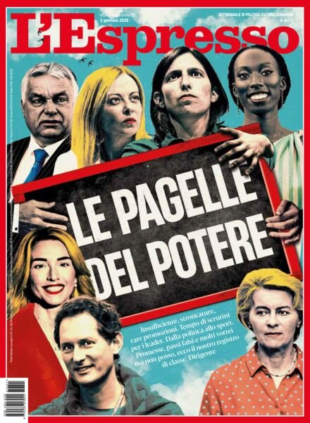 L’Espresso – 2 Gennaio 2026 Cover