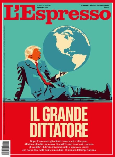 L’Espresso – 9 Gennaio 2026 Cover