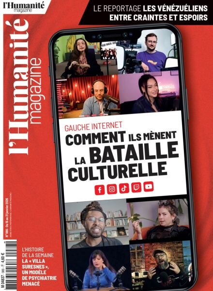 L’Humanite Magazine – 15 Janvier 2026 Cover