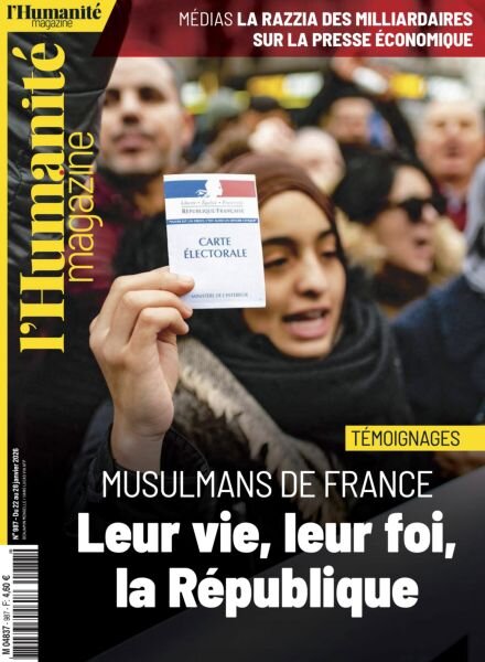 L’Humanite Magazine – 22 Janvier 2026 Cover