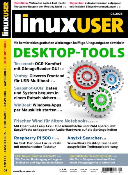 LinuxUser – Februar 2026 Cover